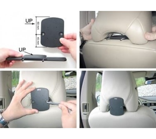 Brodit Headrest mount Volvo V70- for Nextbase Uni.Mount