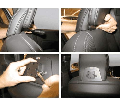 Brodit Headrest mount set Volvo V90 19-/Nextbase Duo Cinema