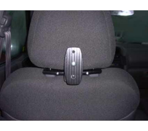 Head Rest Multimedia 123-183mm with vertical slot-angled BMW