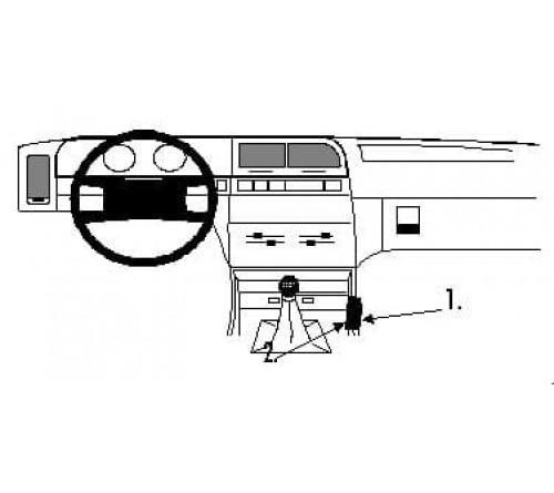 Proclip Citroen Xantia 93-97 Console mount