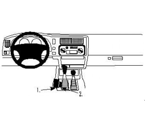 Proclip Mitsubishi L 200 97-05 Console mount