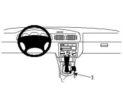 Proclip Skoda Octavia 97-04 Console mount
