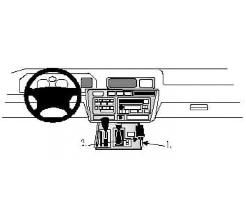 Proclip Toyota Landcruiser 80  95-98 Console mount
