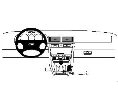 Proclip Audi A6 98-03 Console mount