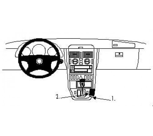 Proclip Mercedes Benz SLK-Class 97-04 Console mount