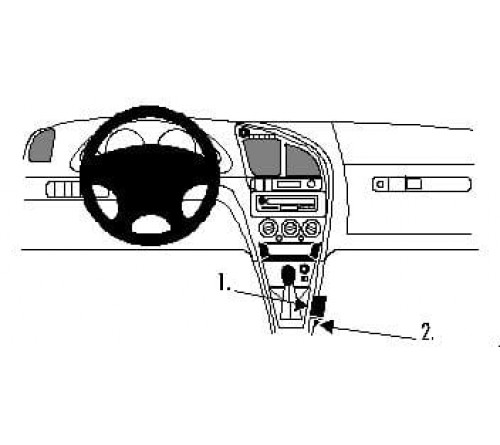 Proclip Citroen Xsara 98-04 Console mount