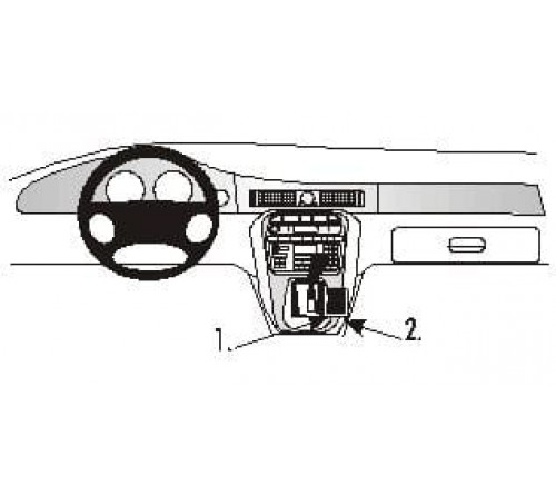 Proclip Jaguar XJ8/XJR 98-02 Console mount