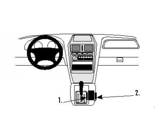 Proclip Ssang Yong Korando 97-00 Console mount
