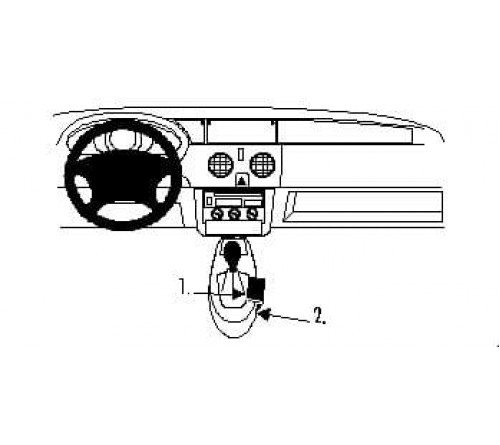 Proclip Renault Kangoo 98-02 Console mount