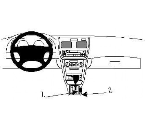 Proclip Toyota Corolla 98-02 USA Console mount