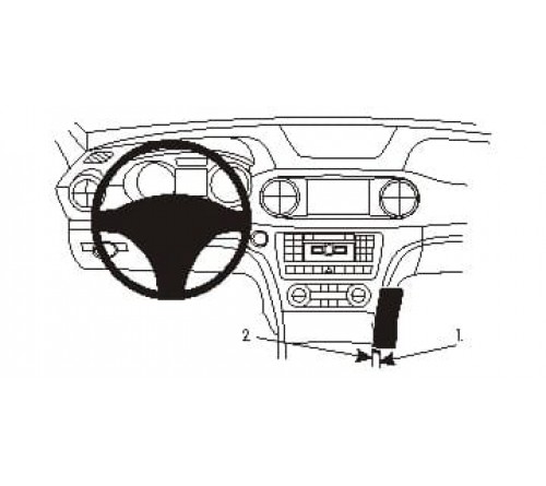 Proclip Mercedes Benz SL-Class 13-21 Console mount