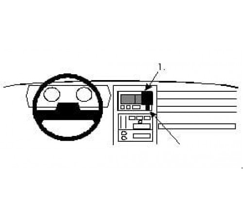 Proclip Renault Espace 88-90 Center mount