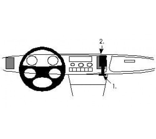 Proclip Saab 900 83-93 Center mount