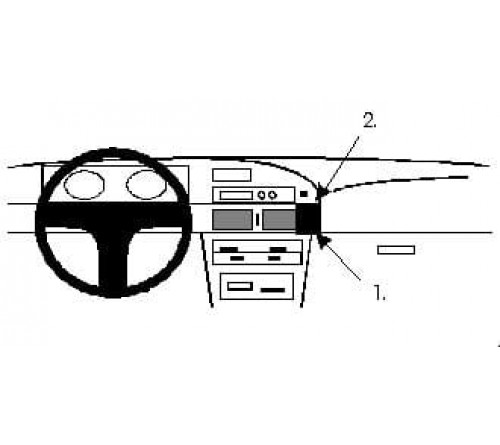 Proclip Toyota Corolla 88-92 Angled mount  Low
