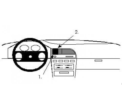 Proclip Nissan Sunny Combi 91-95 Center mount