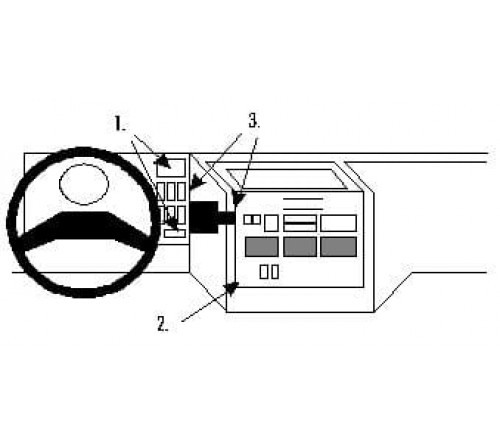 Proclip Iveco Euro Cargo 91-04 Center mount