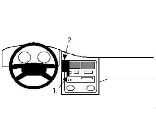 Proclip Toyota Carina E 92-00 Center mount