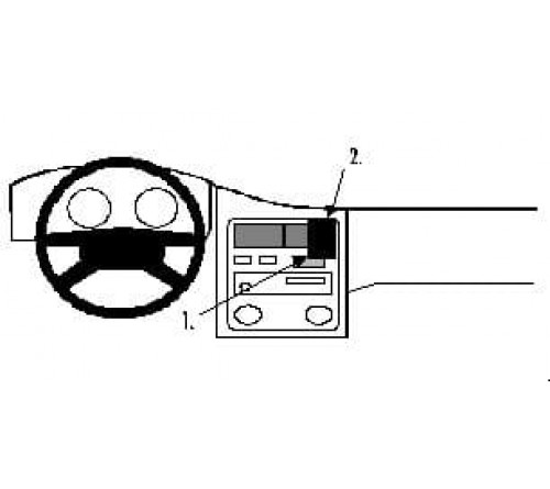 Proclip Toyota Carina E 92-00 Angled mount