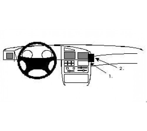 Proclip Peugeot 405 93-95 Angled mount