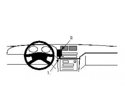 Proclip Honda Legend 91-95 Center mount