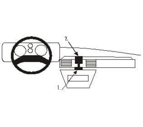 Proclip Land Rover Discovery 90-93 Center mount