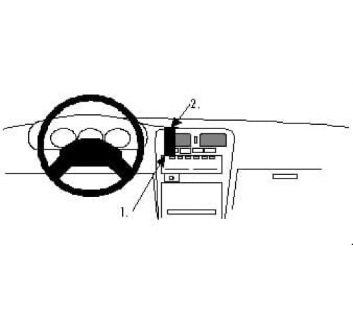 Proclip Nissan King Cab 94-99 Center mount