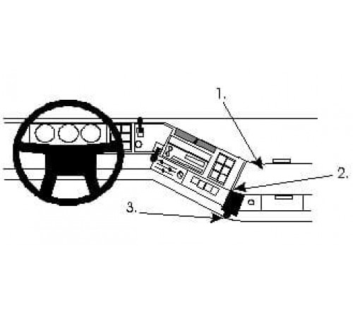 Proclip Volvo FH12/ FH16 94-02 Angled mount