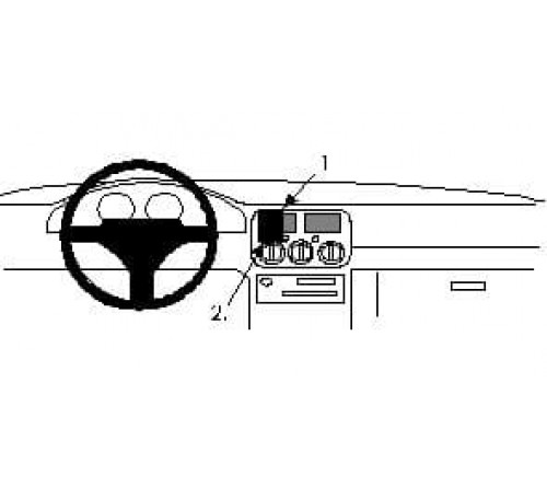 Proclip Subaru Impreza 94-97 Center mount