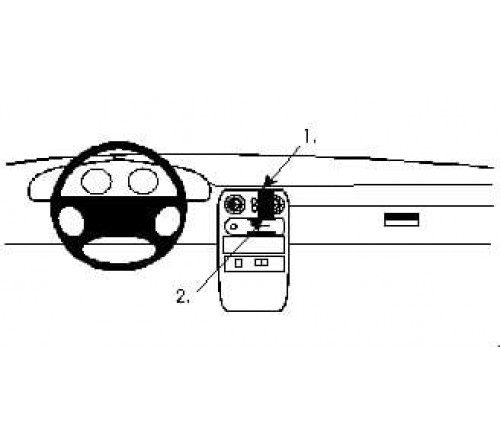 Proclip Mazda MX 5  89-93 Center mount