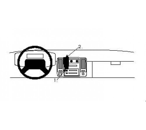 Proclip Chevrolet Caprice Classic 94-96 Center mount