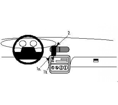 Proclip Chrysler Stratus 95-00 Center mount
