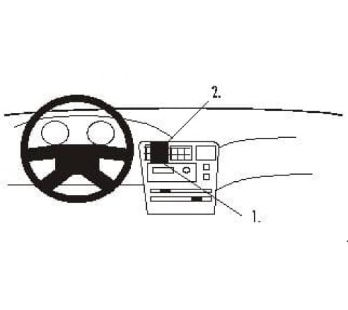 Proclip Skoda Felicia 95-01 Angled mount