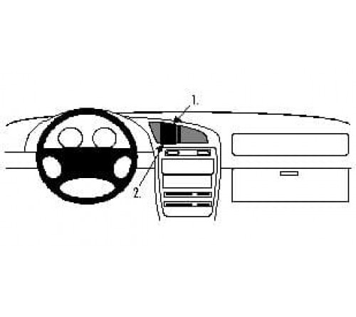 Proclip Suzuki Baleno 96-97 Center mount