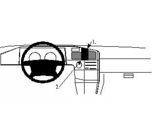 Proclip Subaru SVX 95- Double airbag