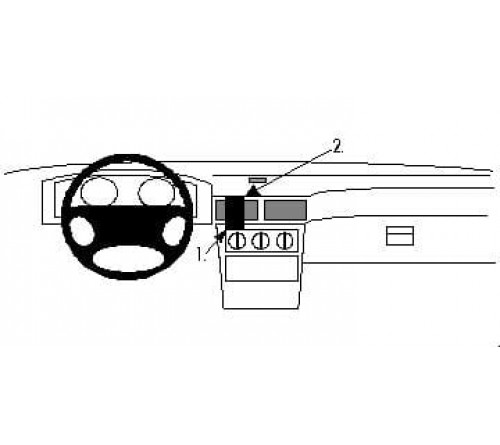 Proclip Daewoo Nexia 95-04 Center mount