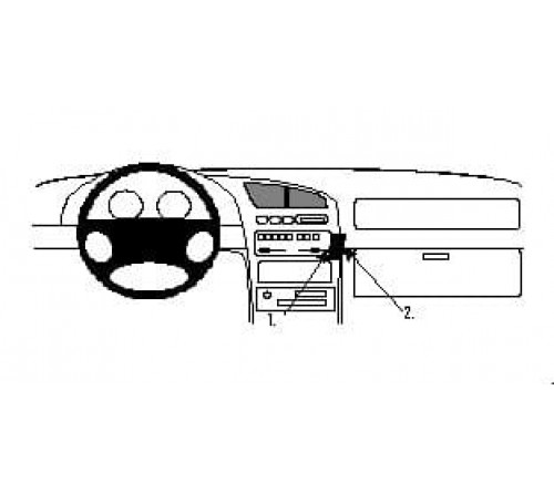 Proclip Mazda 323 F 95-97 Angled mount