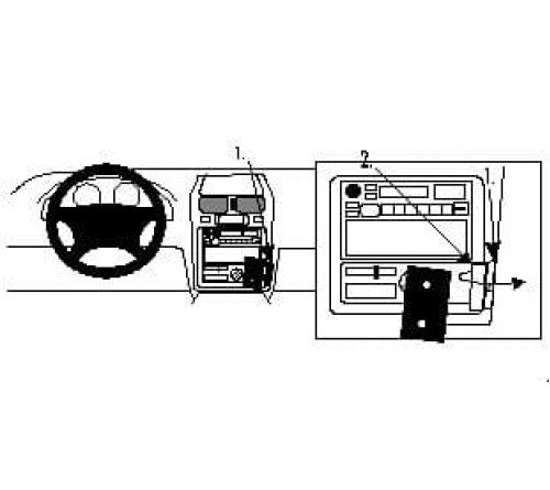 Proclip Toyota Picnic 97-01 Angled mount