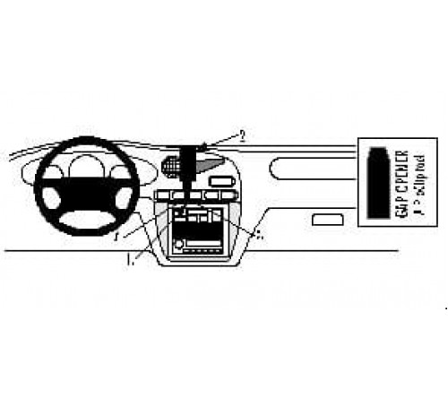 Proclip Daewoo Leganca 97-04 Center mount