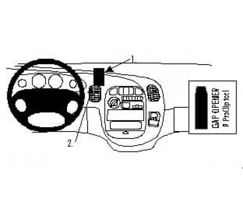 Proclip Hyundai H1/ H200 98-08 Center mount