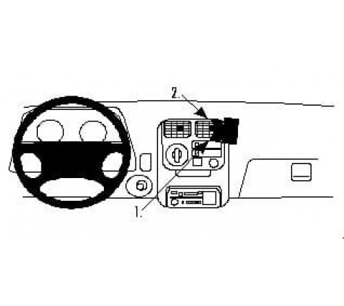 Proclip Suzuki Alto 97-02 Angled mount