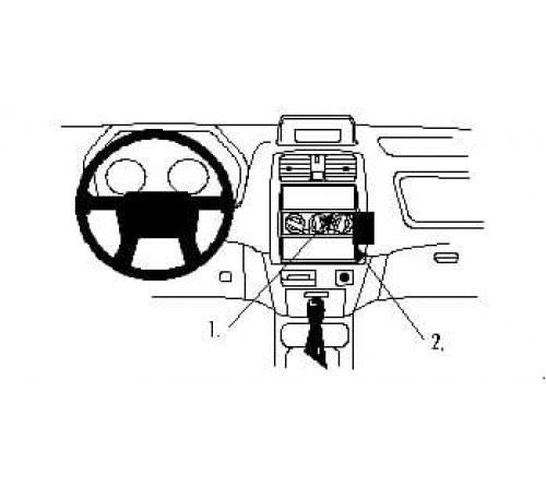 Proclip Mitsubishi SpaceStar 99-02 Angled mount