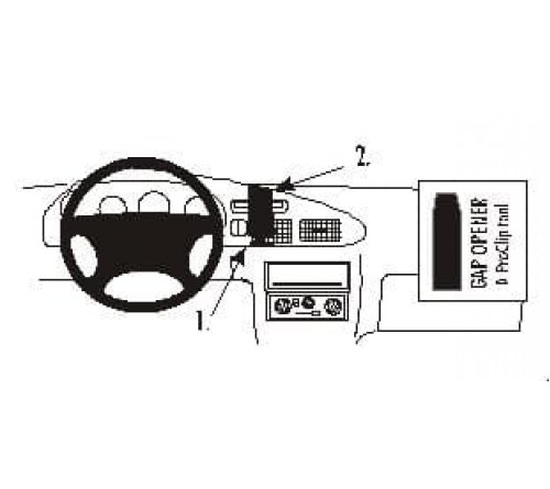 Proclip Mazda B-series 99-07 Center mount