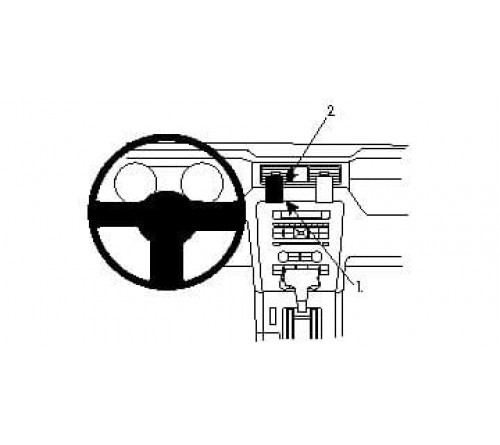 Proclip Ford Mustang 10-14 Center mount