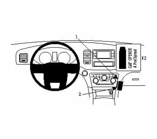 Proclip Dodge Charger 11-23 (For USA) Angled mount