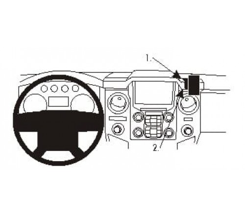 Proclip Ford F-Series 350/450/550/650/750 11-16 Angled mount