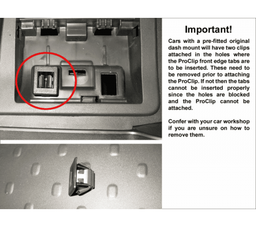 Proclip Opel Vivaro 15-18/Ren.Trafic 15-22 Center mount