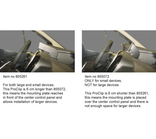 Proclip Opel Vivaro 15-18/Ren.Trafic 15-22 Center mount