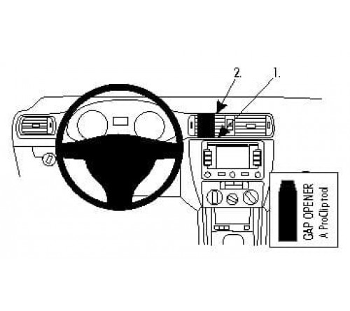 Proclip VW Jetta 11-18 Center mount