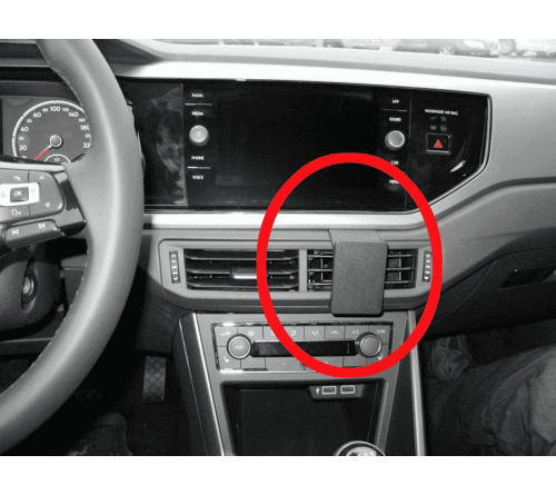 Proclip Volkswagen Polo 18- Center mount