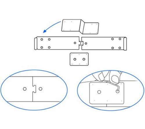Proclip Tesla Model Y 20-/ Model 3 18-24½- Center mount